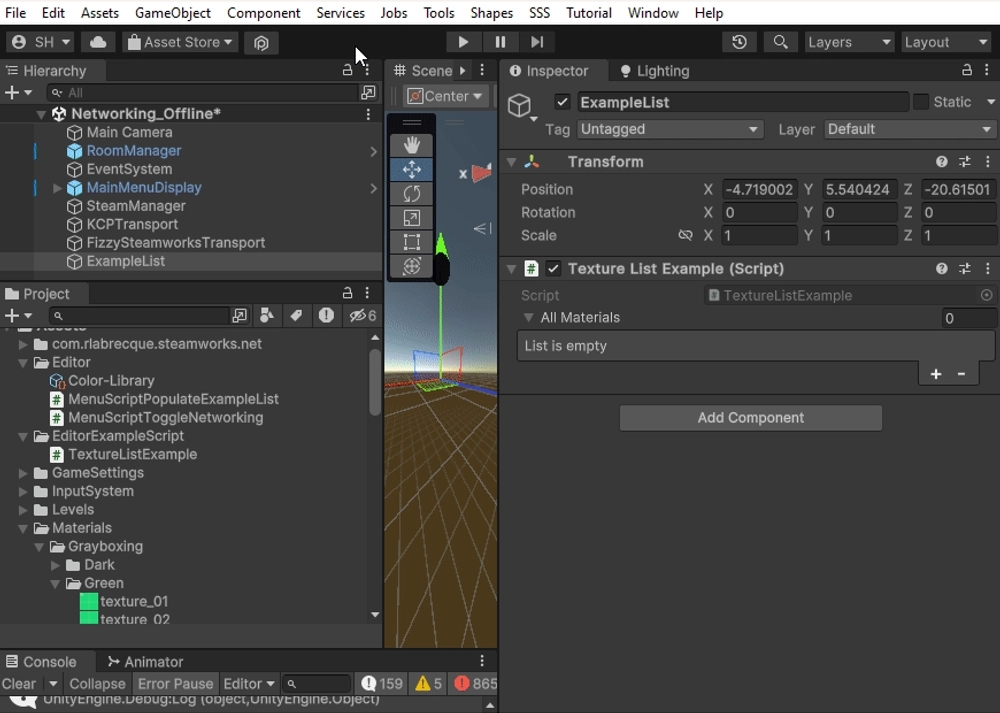 img of Unity EditorScripting